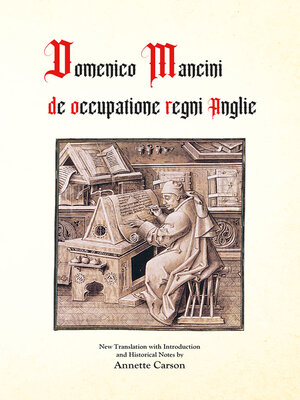 cover image of Domenico Mancini de occupatione regni Anglie